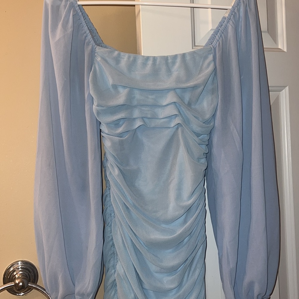 Light Blue Mini Dress From Thatssofetch - image 3
